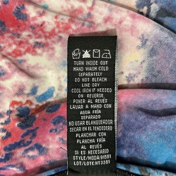 RONNI NICOLE Sleeveless Maxi Dress sz 10 Multicolor Anumal Print V-Neck  Stretch - Picture 10 of 10